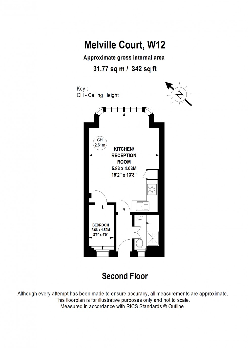 Floorplan for Goldhawk Road, London