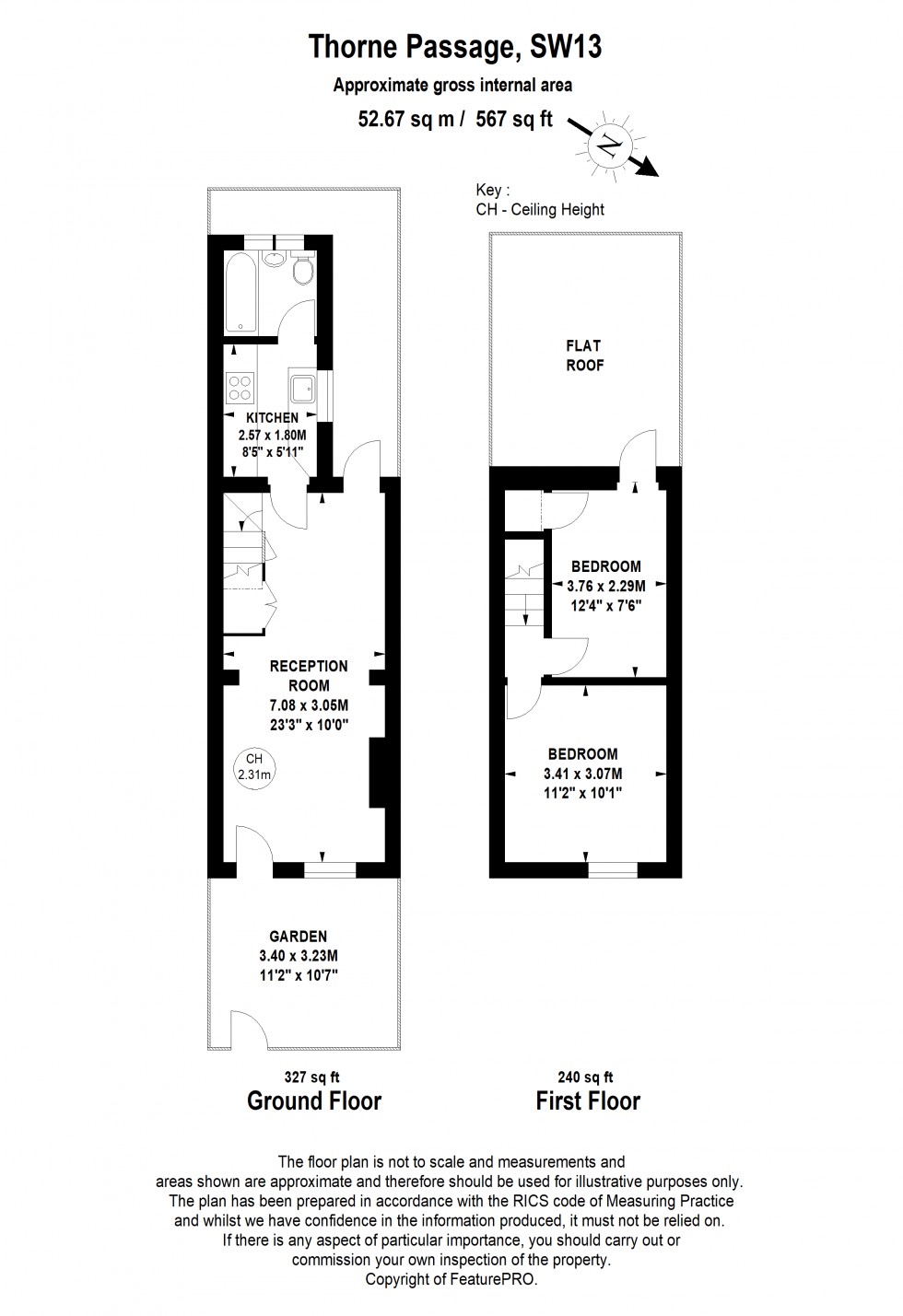 Floorplan for Barnes, London
