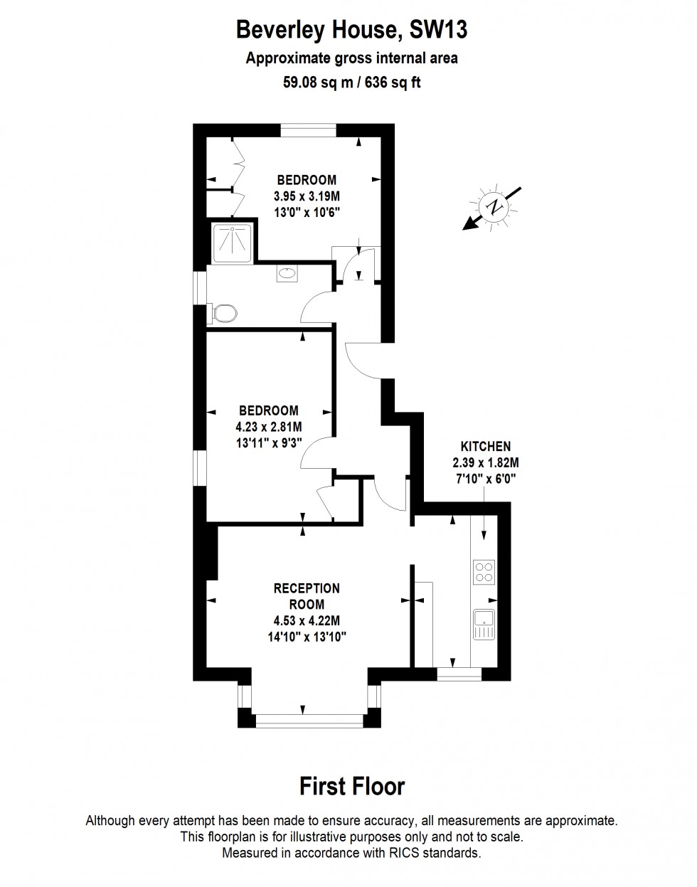 Floorplan for Castelnau, 12 Castelnau, London