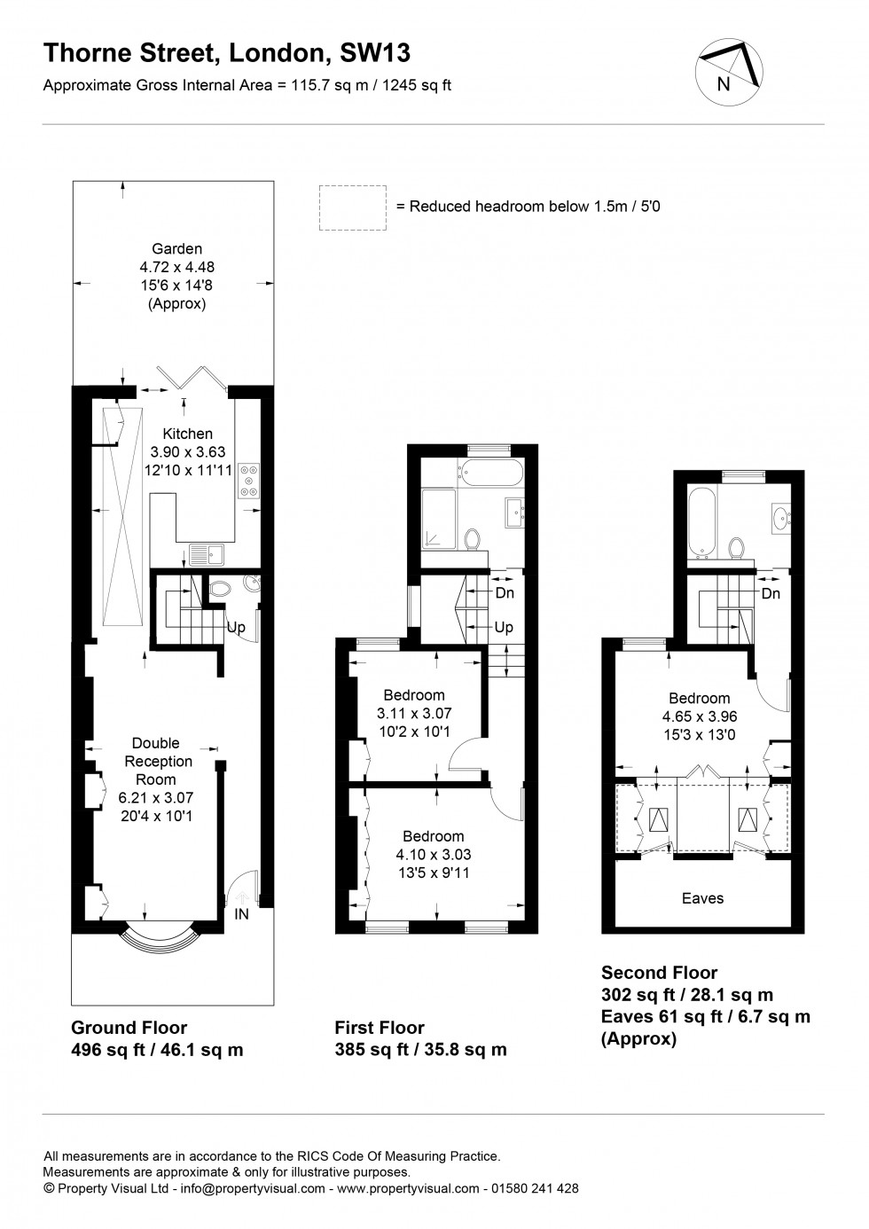 Floorplan for Barnes, London