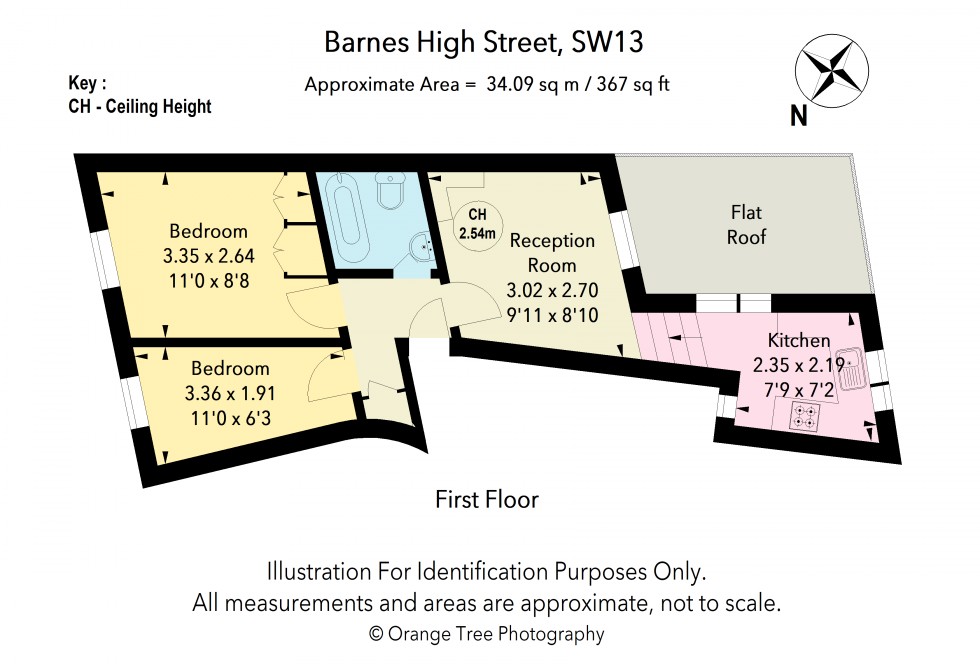 Floorplan for Barnes, London
