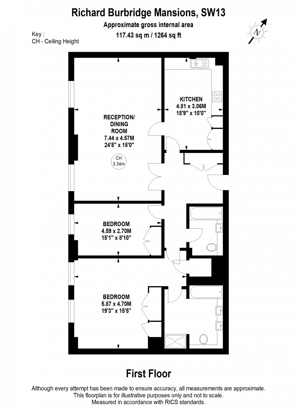 Floorplan for Brasenose Drive, 1 Brasenose Drive, London