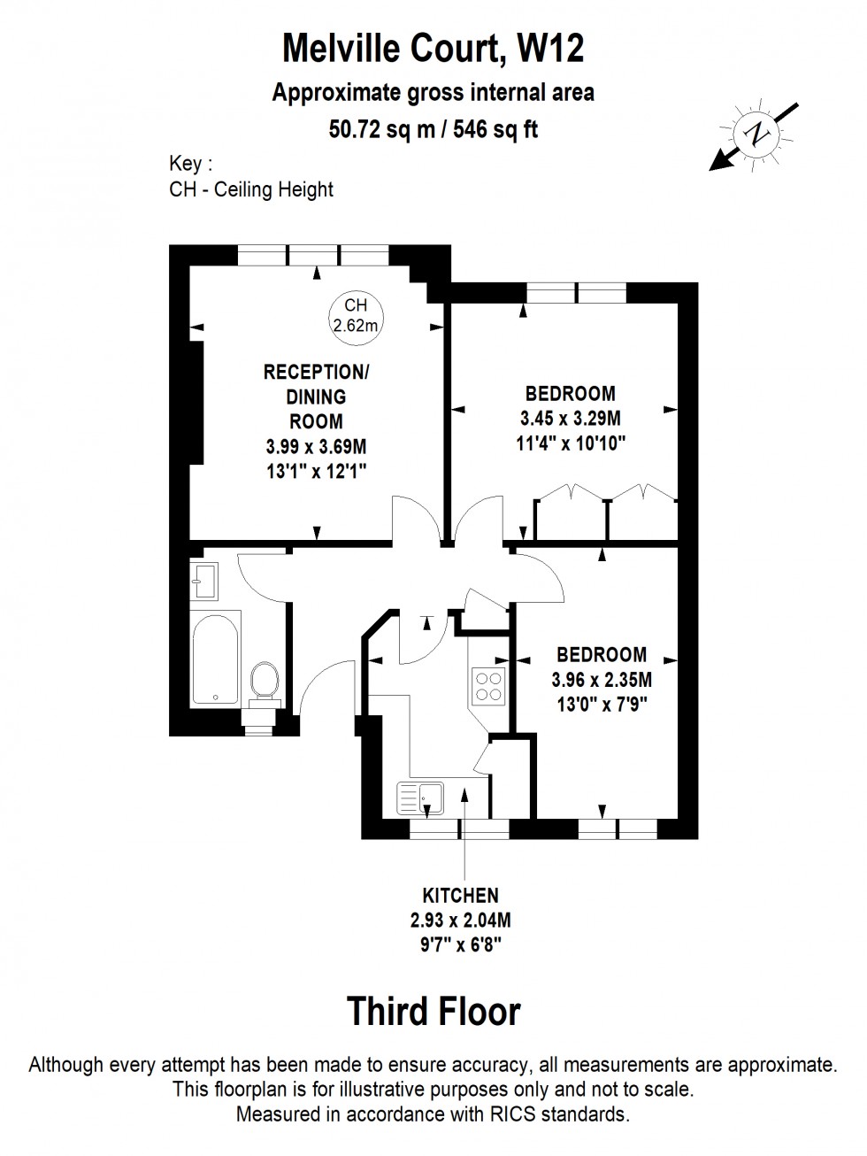 Floorplan for Goldhawk Road, London