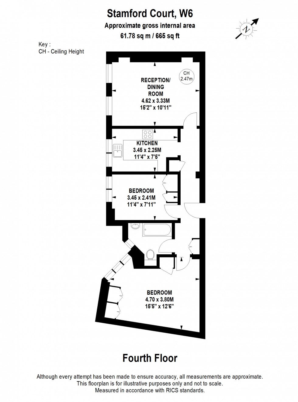 Floorplan for Goldhawk Road, London